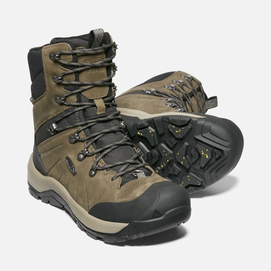 Bota Polar Alta Revel Iv Para Hombre Negro Cantina