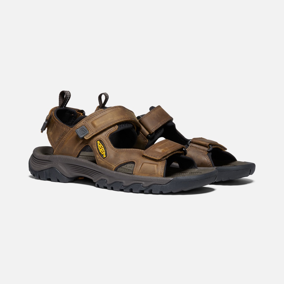 Sandalias Targhee Iii Con Punta Abierta Para Hombre De Bison-mulch