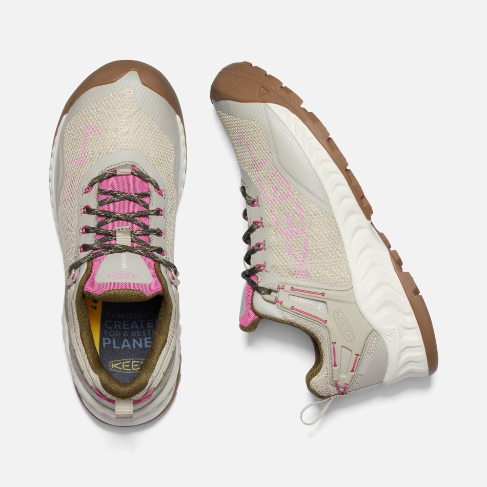 Zapato Impermeable Plaza Taupe-Ibis Rose Keen Nxis Evo Para Mujer