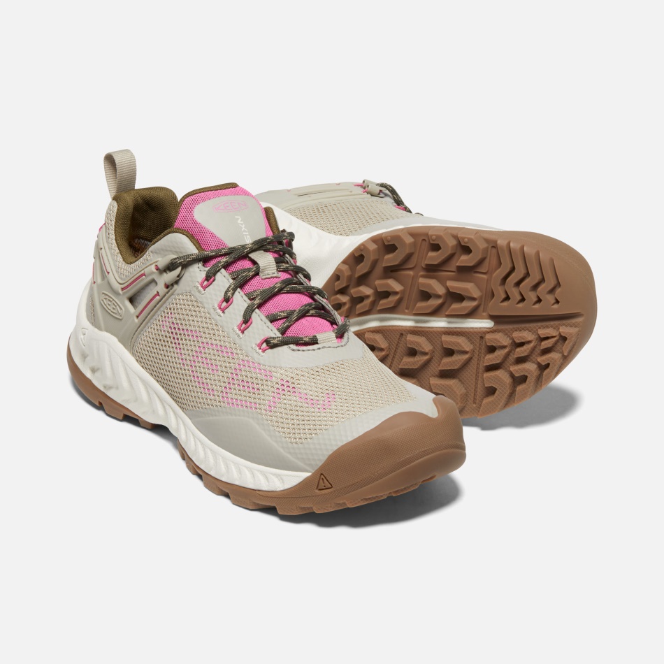 Zapato Impermeable Plaza Taupe-Ibis Rose Keen Nxis Evo Para Mujer