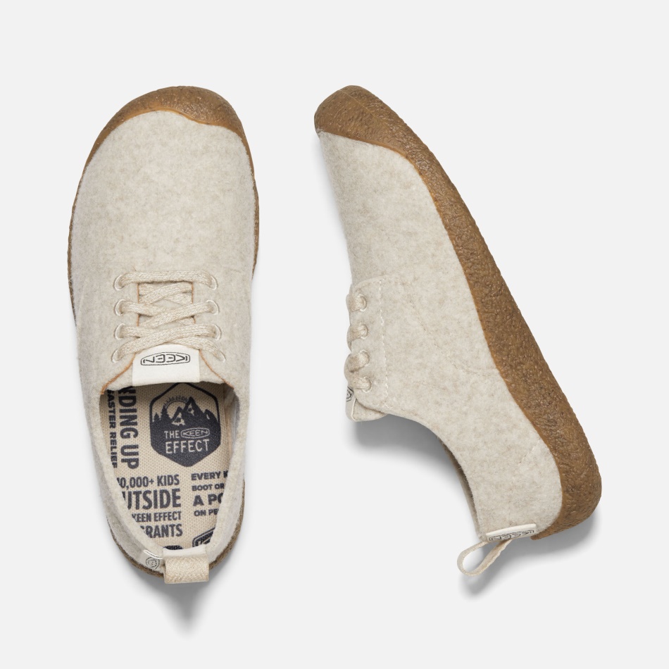 Zapato Derby De Mujer Mosey De Abedul De Fieltro Natural