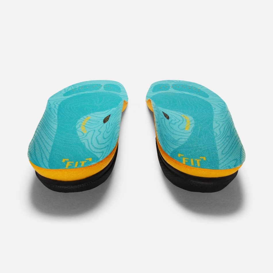 Plantilla De Arco Medio K-30 Para Mujer De Color Azul Afilado