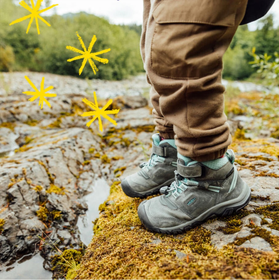 Bota Impermeable Ridge Flex Para Niños Pequeños Con Tinte Gris Azulado