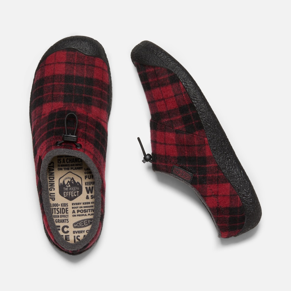 Rhubarb Plaid-black Para Hombre Howser Iii Slide Sharp