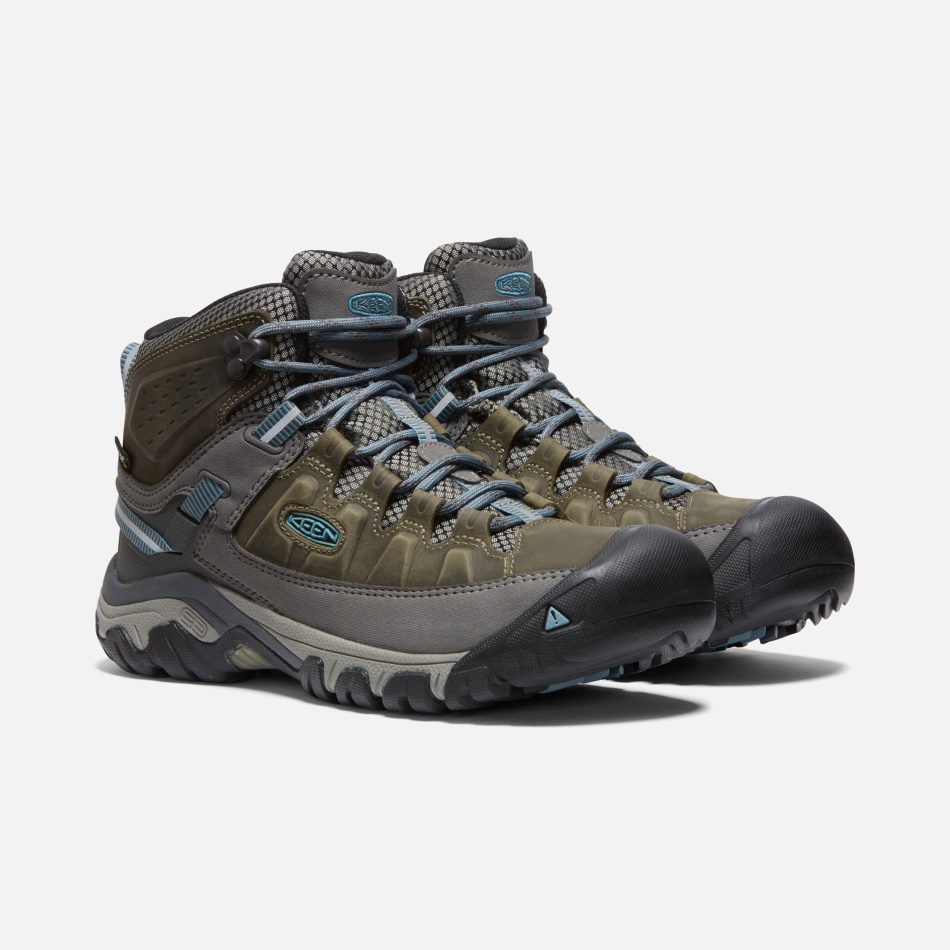 Botas Impermeables Keen Magnet-Atlantic Blue Targhee II Para Mujer Anchas
