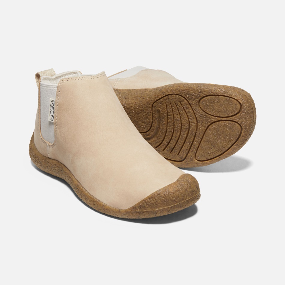 Safari-Birch Mosey Chelsea Botas De Piel Para Mujer Keen