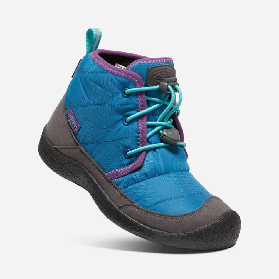 Mykonos Blue-atlantis Howser Ii Impermeable Para Niños Grandes Chukka Afilada