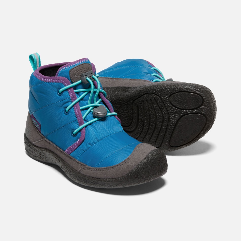 Mykonos Blue-atlantis Howser Ii Impermeable Para Niños Grandes Chukka Afilada