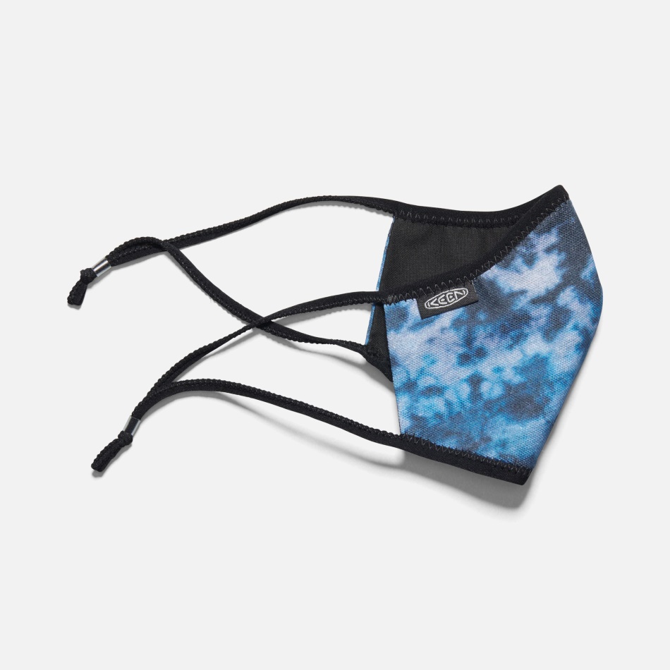 Tie Dye Azul Gran Anhelo Juntos Máscara Xs/s - Teñido Anudado