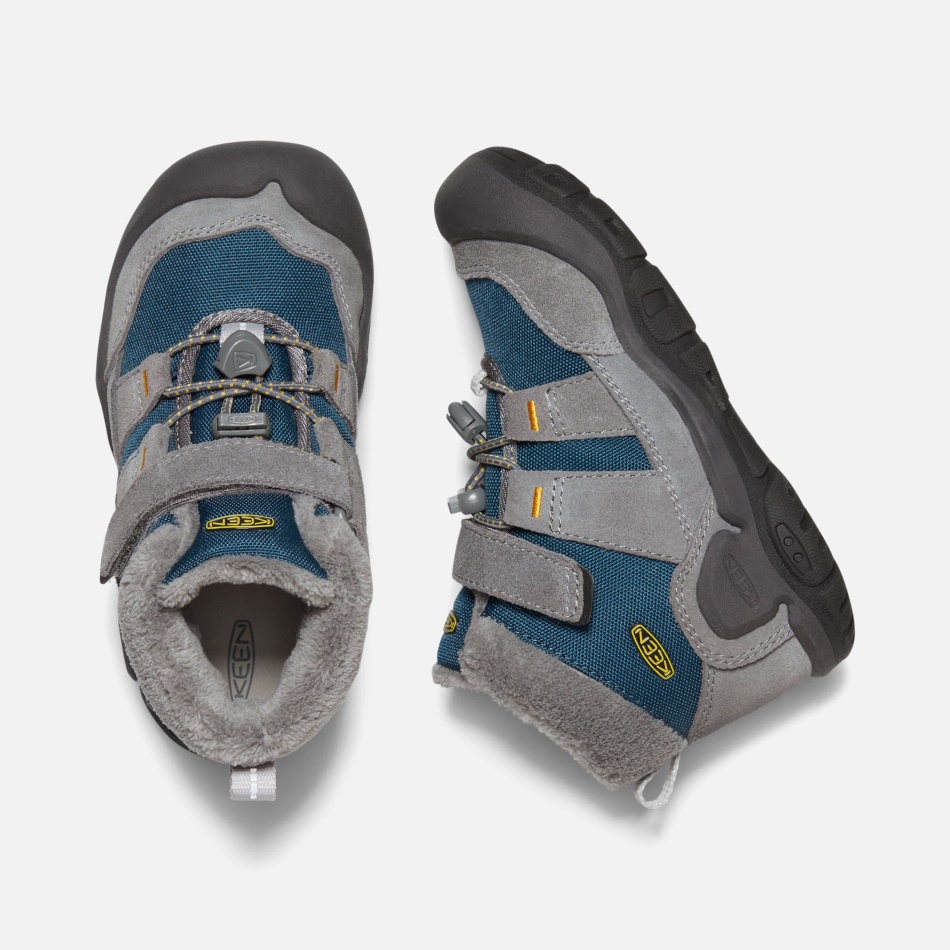 Chukka Con Nudo Para Niños Pequeños Acero Gris Azulado Wing Verde Azulado