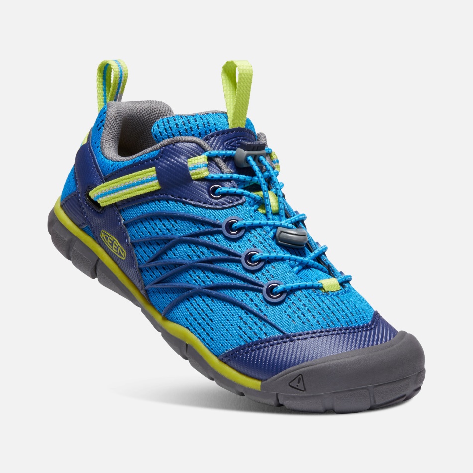 Brillante Azul-azul Profundidades Entusiastas Niños Grandes Chandler Cnx