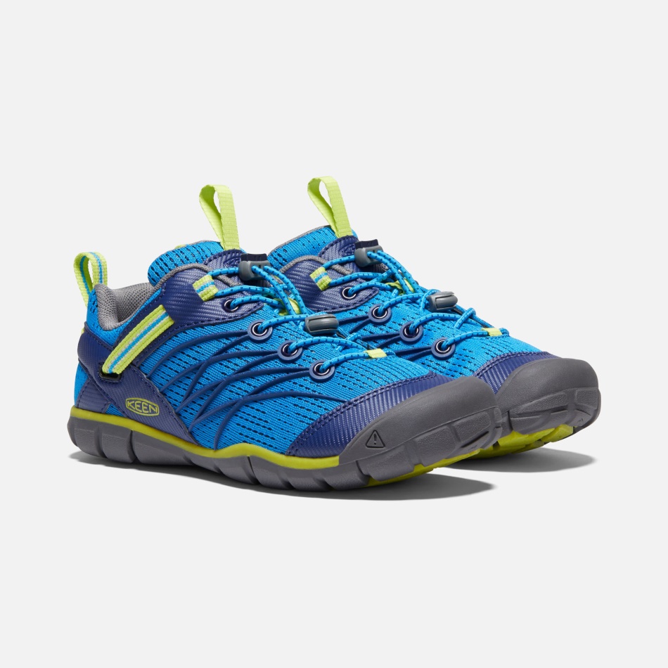 Brillante Azul-azul Profundidades Entusiastas Niños Grandes Chandler Cnx