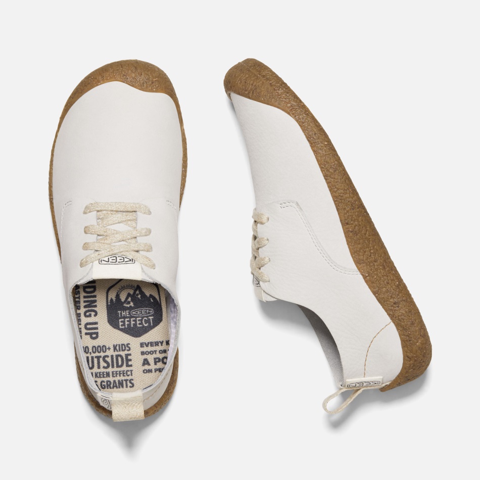Zapato De Cuero Mosey Derby Para Mujer De Kein Vapor-Birch