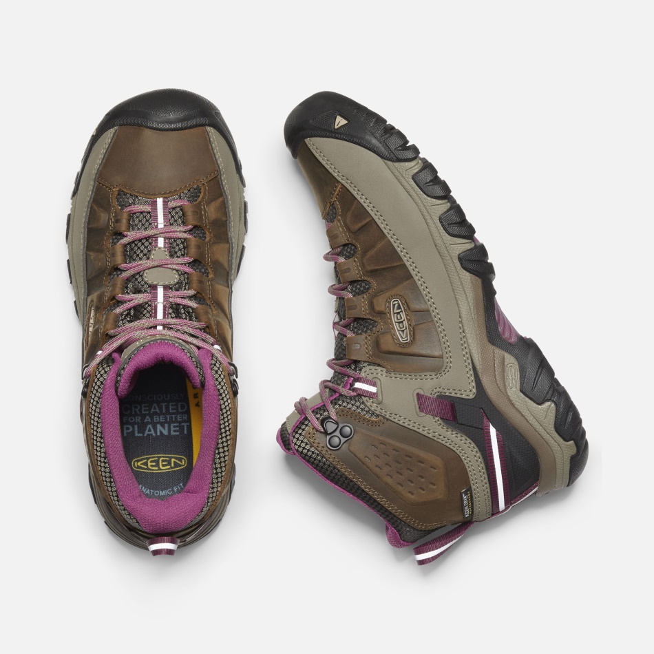 Weiss-Boysenberry Keen Targhee Iii Impermeable Para Mujer