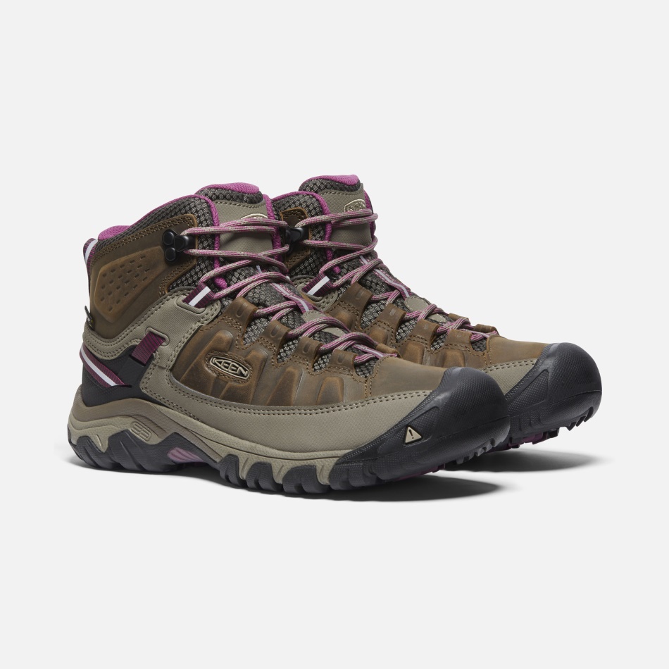 Weiss-Boysenberry Keen Targhee Iii Impermeable Para Mujer