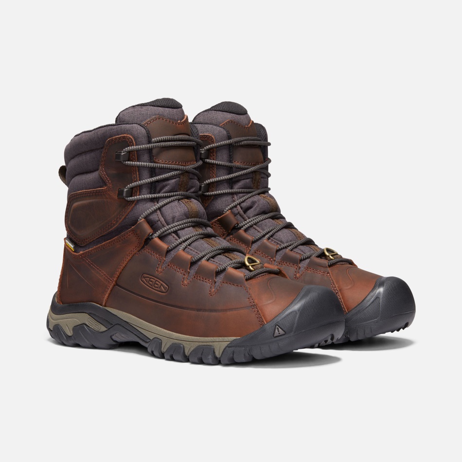 Cocoa-mulch Targhee Bota Impermeable De Encaje Alto Para Hombre