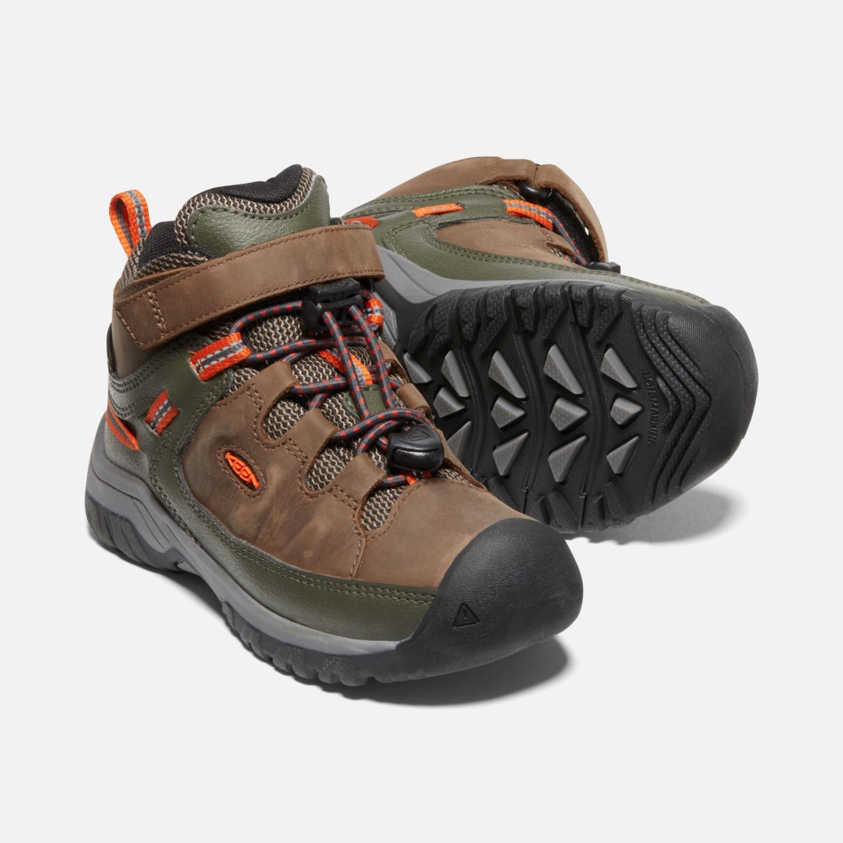 Bota Impermeable Targhee Para Niños Pequeños Dark Earth-forest Night