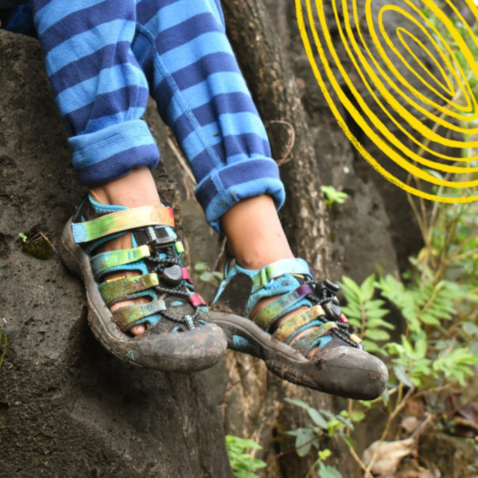 Newport H2 Para Niños Grandes Negro Gris Acero Afilado