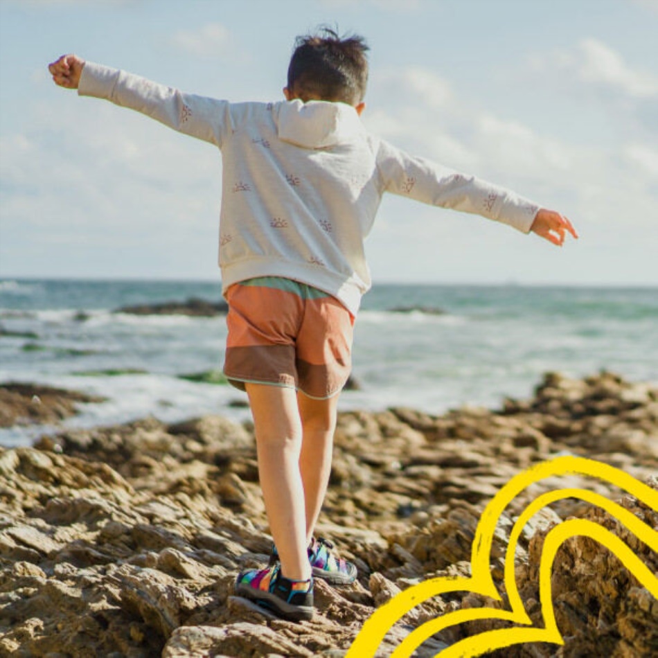 Newport H2 Para Niños Grandes Negro Gris Acero Afilado